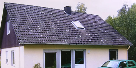 Dachbeschichtung - vorher